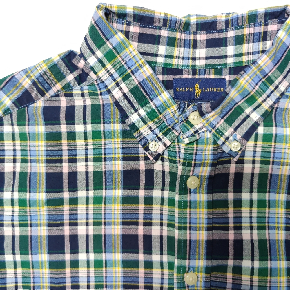 Polo Ralph Lauren Button Down Shirt Boys L 14-16